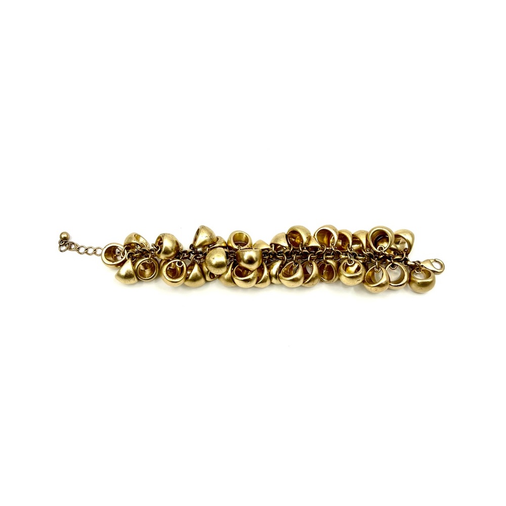 Lia Sophia Cha Cha Cha Gold Tone Chuncky Charm Bracelet - Picture 4 of 8